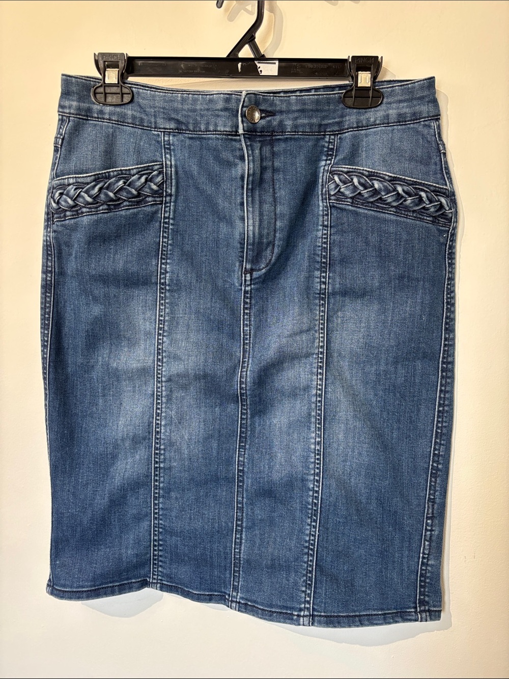 🎉4/30$🎉 Joe Fresh Blue Denim Skirt with Branded Waist Label